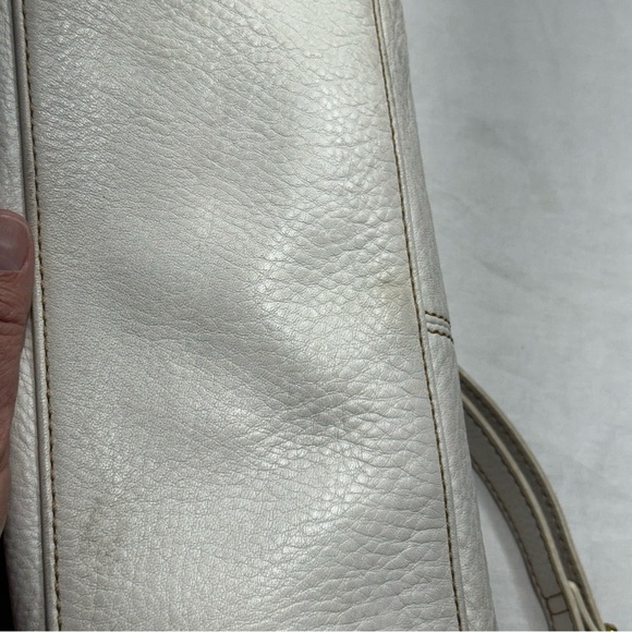 HOBO Cream Sheila Medium Shoulder Bag with Tassel - Picture 8 of 12